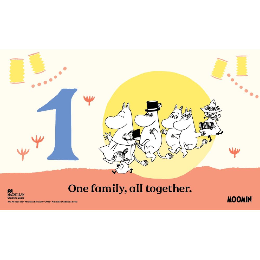 The Moomin 123: An Illustrated Counting Book - The Official Moomin Shop