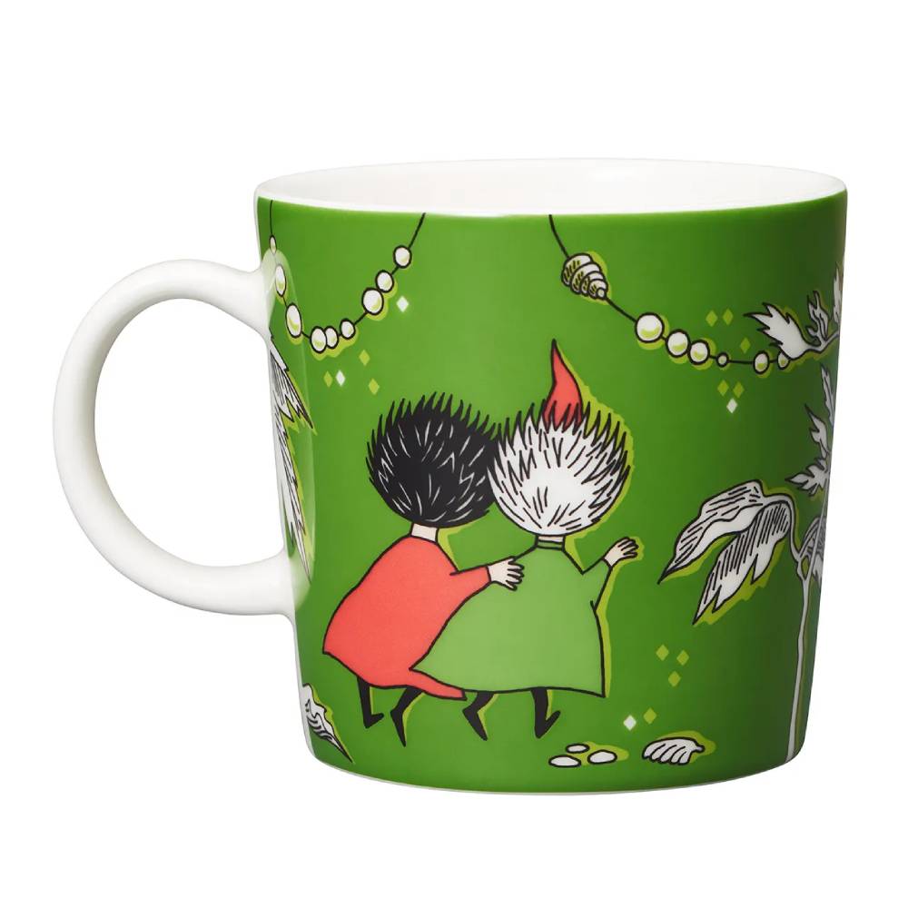 Thingumy & Bob Mug 0,3L Green - The Official Moomin Shop