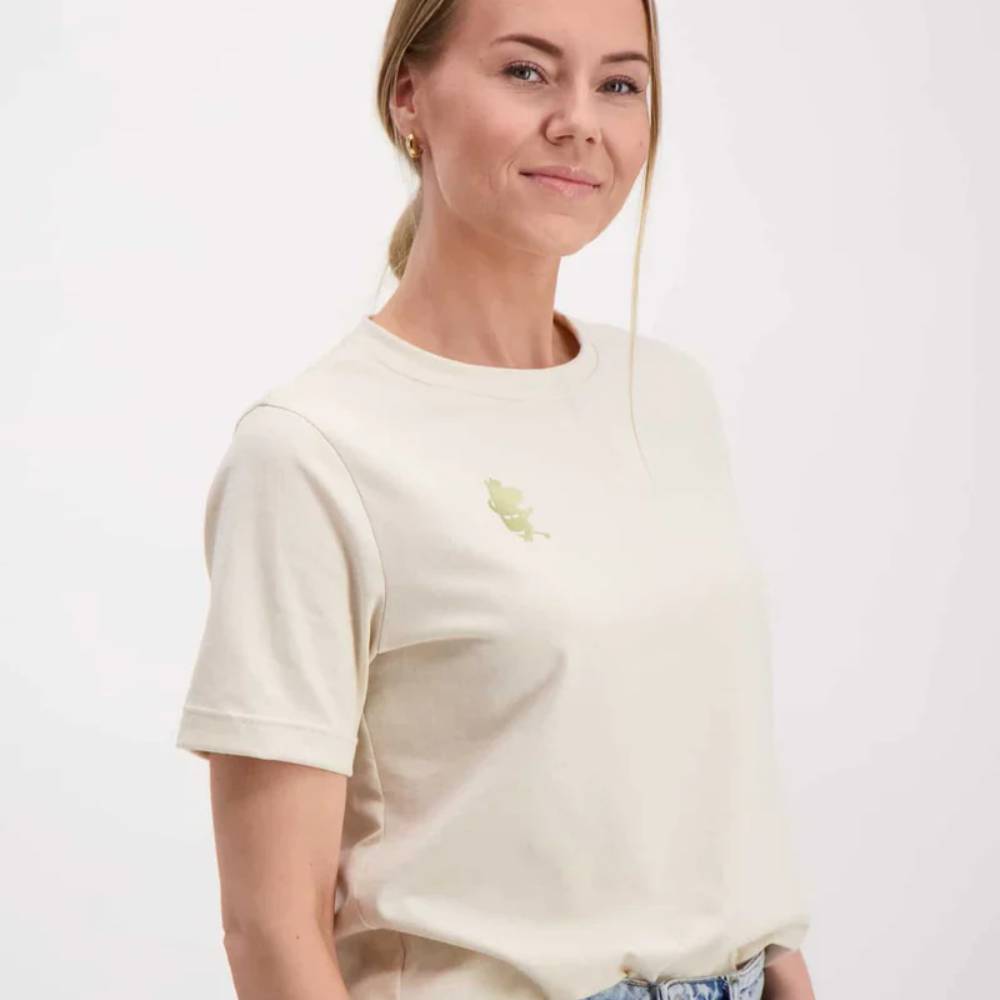 Snorkmaiden Riviera T-shirt Ladies Ecru - Moiko - The Official Moomin Shop
