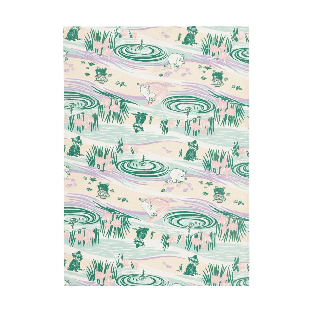 Moomin Beach Day Kitchen Towel 50x70cm - Moomin Arabia - The Official Moomin Shop