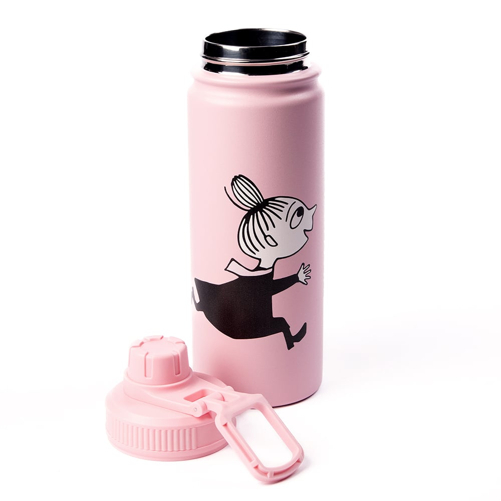 Little My Thermal Everyday Bottle Light Pink - Nordicbuddies - The Official Moomin Shop