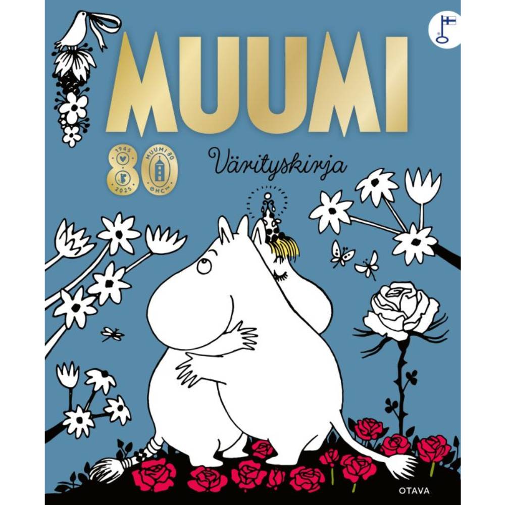 Moomin Colouring Book Värityskirja &amp; Colouring Pencils 12set - The Official Moomin Shop