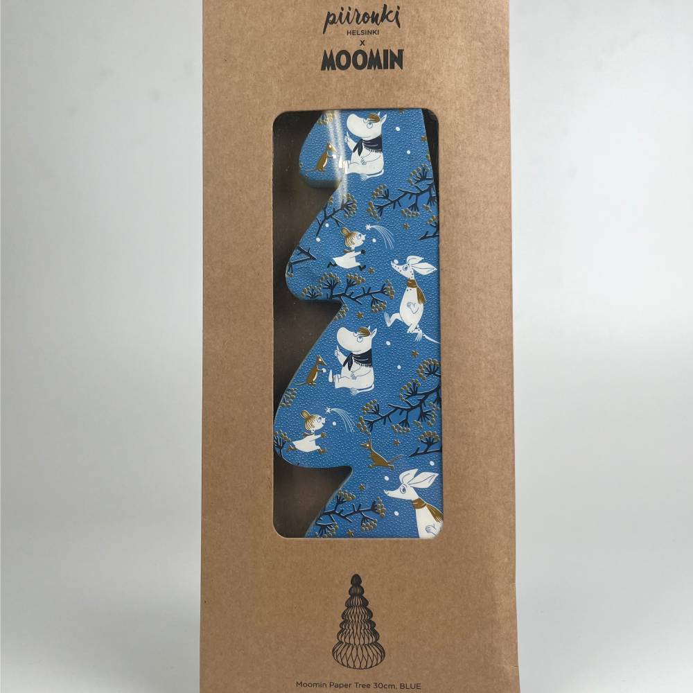 Moomin Paper Tree Blue 30cm - Piironki - The Official Moomin Shop