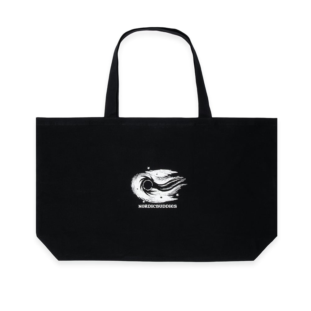 Moomin Comet Moomintroll Tote Bag XL Black - The Official Moomin Shop