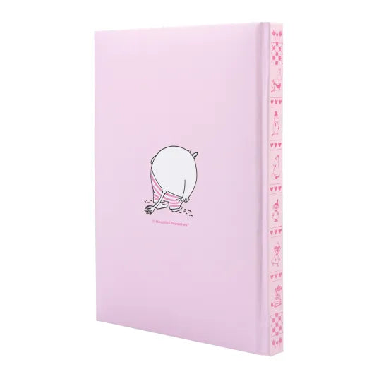 Moomin Beach Notebook A5 Pink - The Official Moomin Shop
