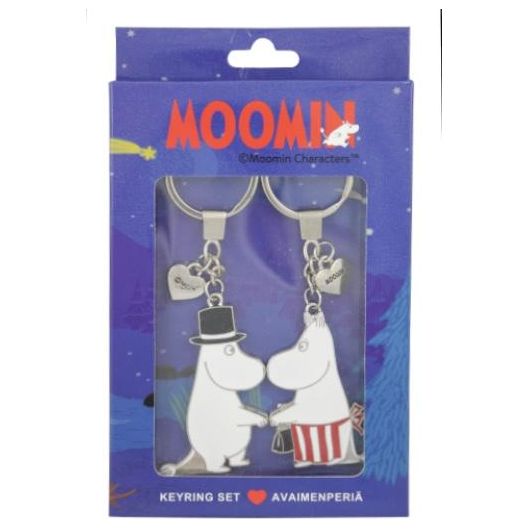 Moominmamma &amp; Moominpappa Keyring - TMF Trade - The Official Moomin Shop