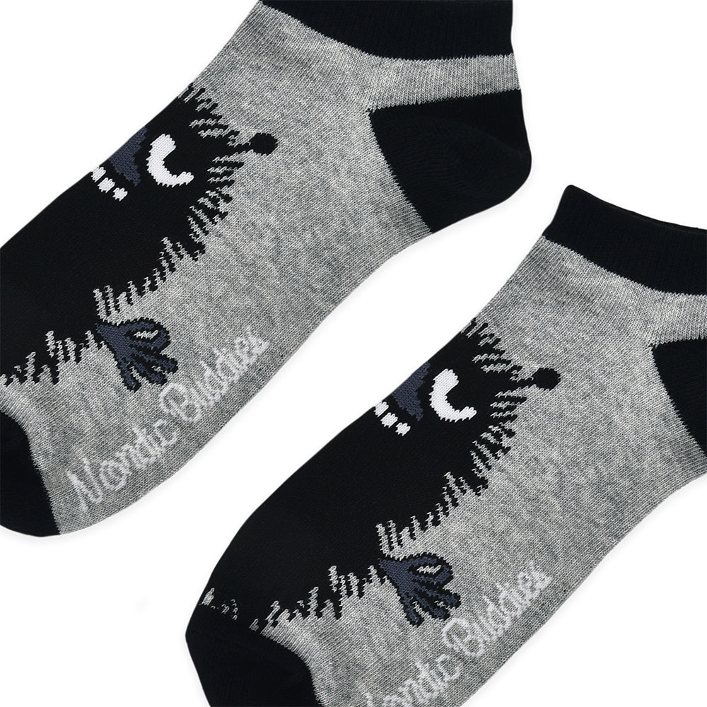Stinky Ankle Socks 40-45 Grey - The Official Moomin Shop