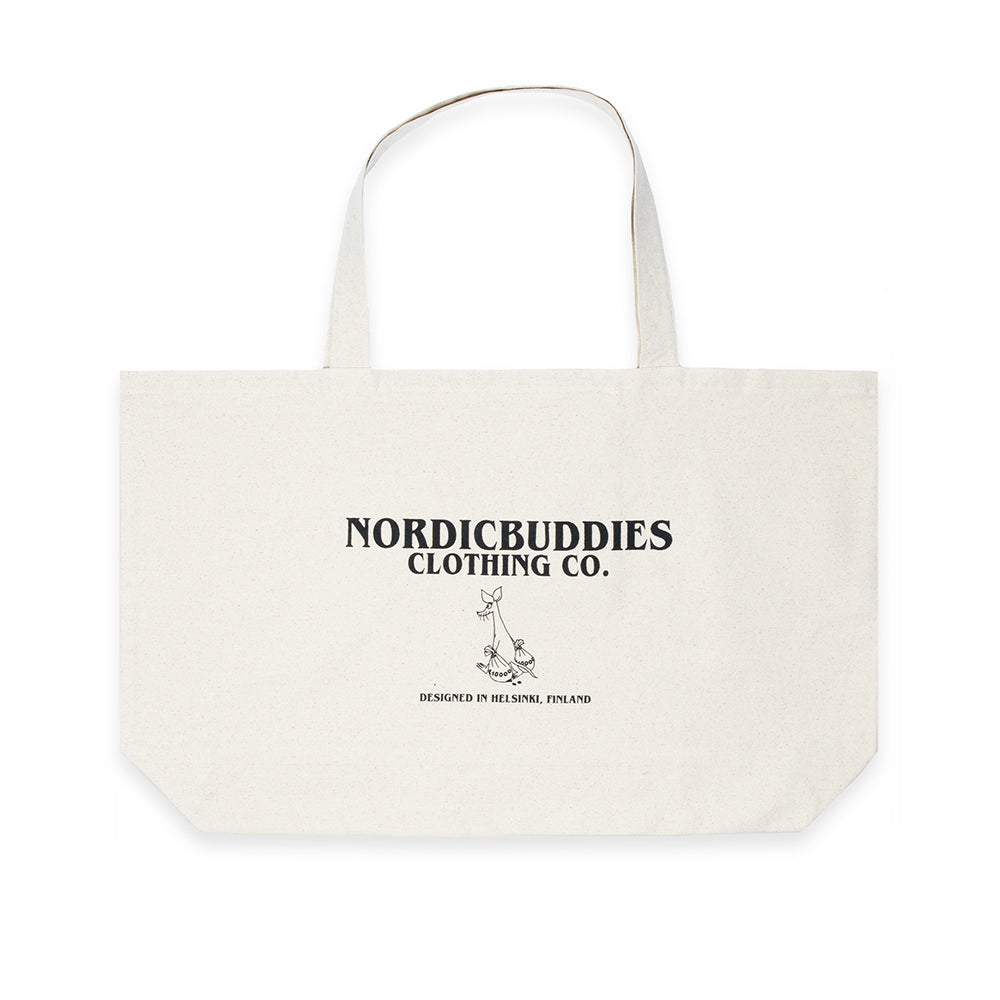 Sniff's Business Tote Bag XL White - The Official Moomin Shop