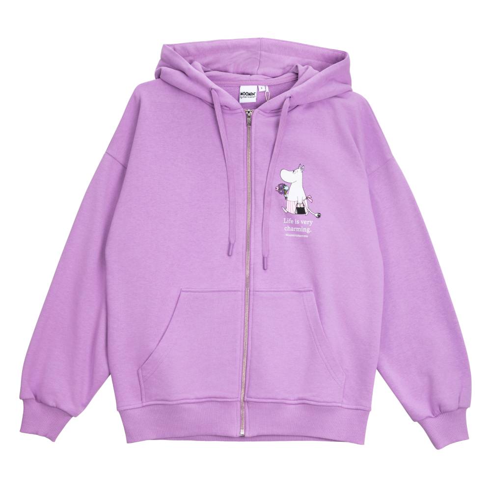 Moominmamma Charming Hoodie Lilac - Martinex - The Official Moomin Shop