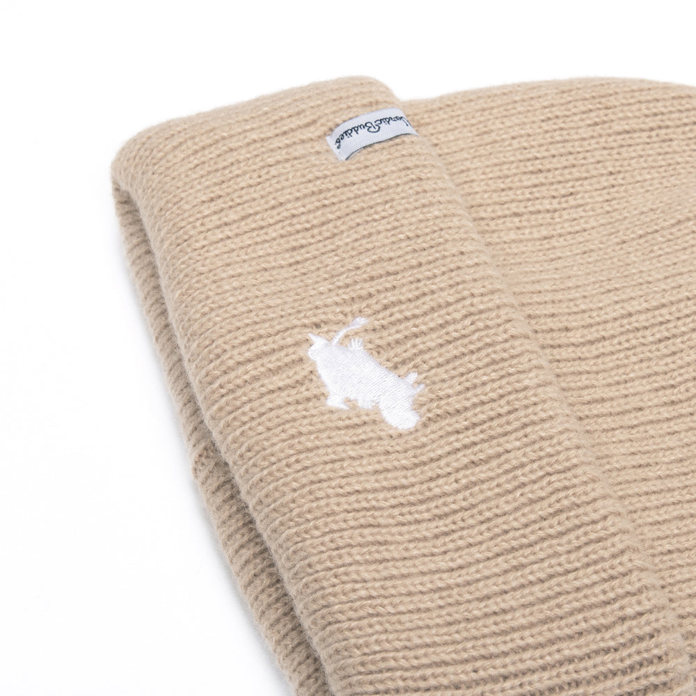 Moomintroll Running Adults Beanie Brown - Nordicbuddies - The Official Moomin Shop