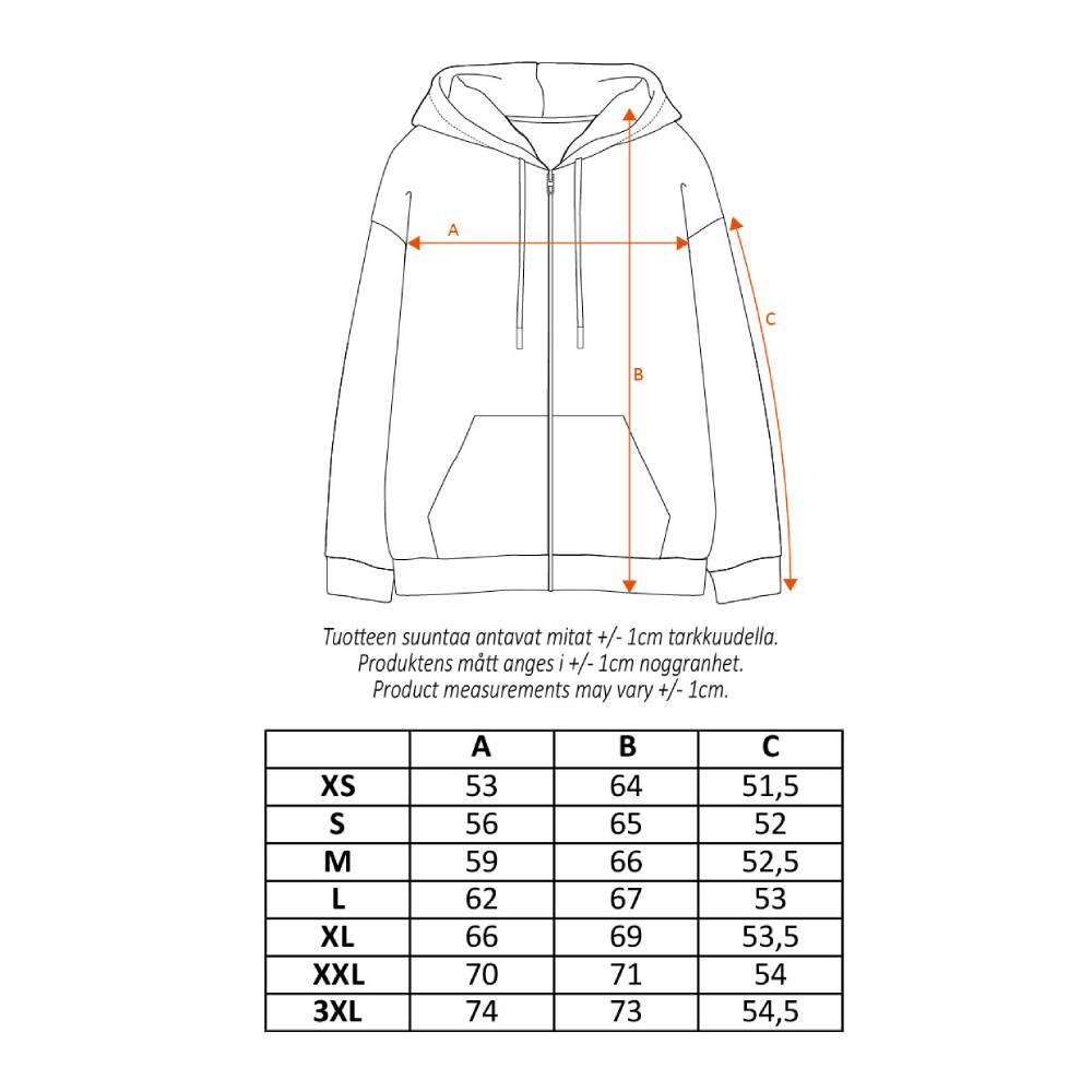 Little My Sketch Hoodie Darkblue - The Official Moomin Shop