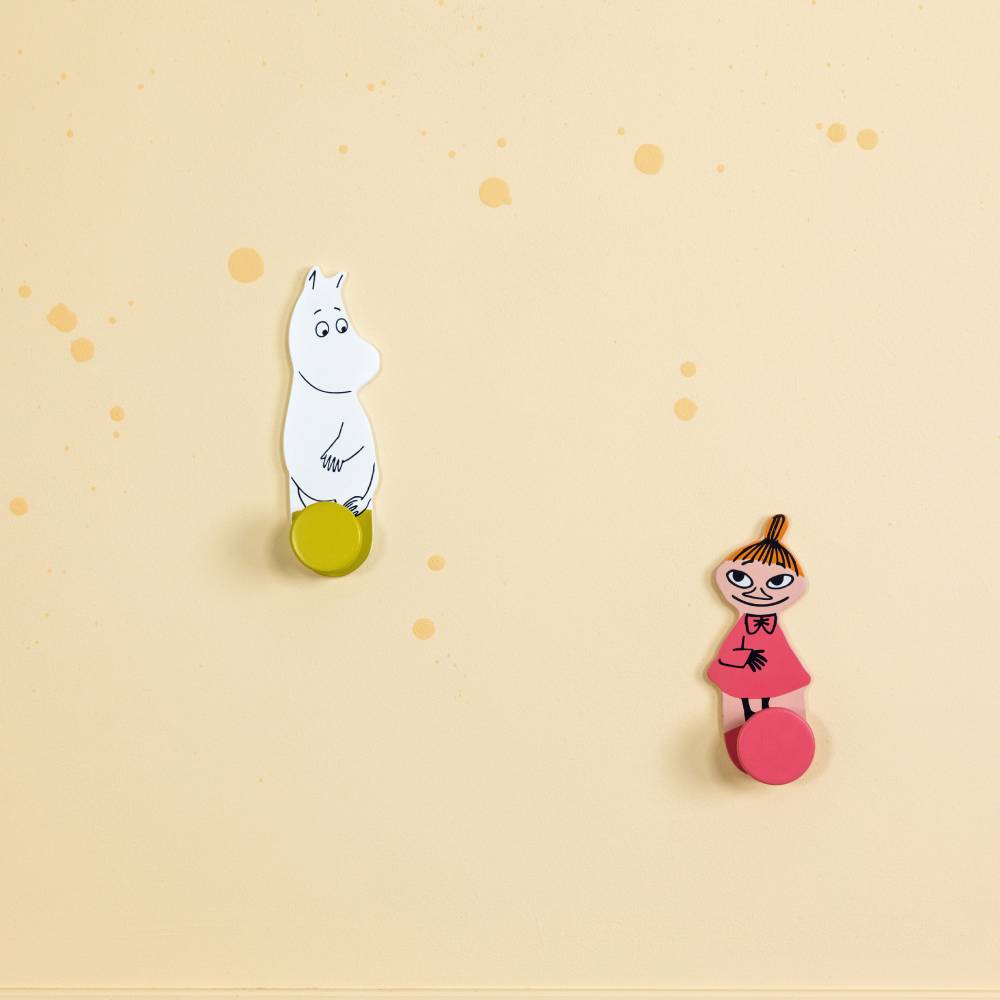 Moomintroll &amp; Little My Hooks 2-set - Kid&#39;s Concept - The Official Moomin Shop