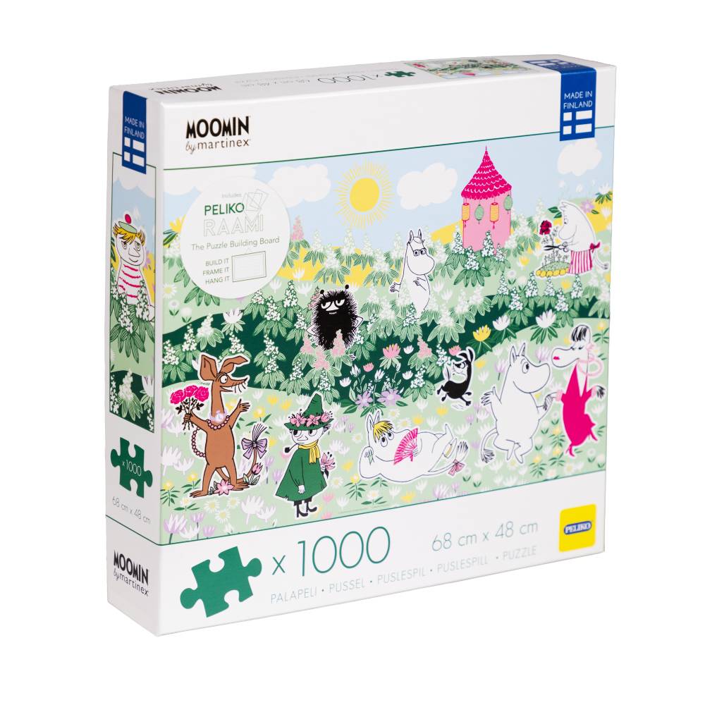 Moomin Flower Garden Puzzle 1000-pcs – Martinex - The Official Moomin Shop