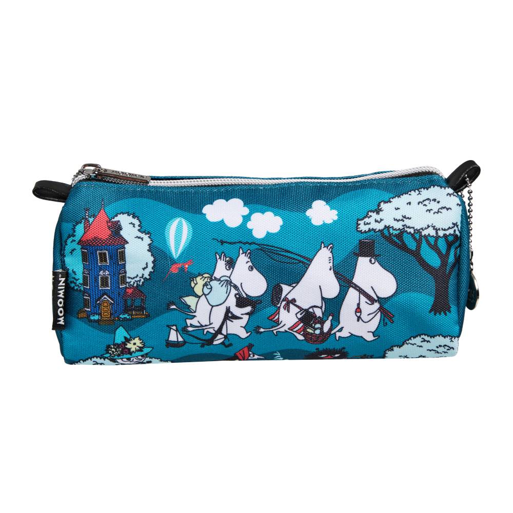 Moomin Home Yard Pencil Case Teal - Martinex - The Official Moomin Shop