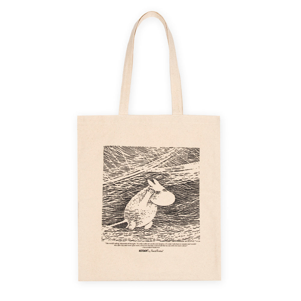 Moomintroll Tote Bag Beige - Nordicbuddies - The Official Moomin Shop