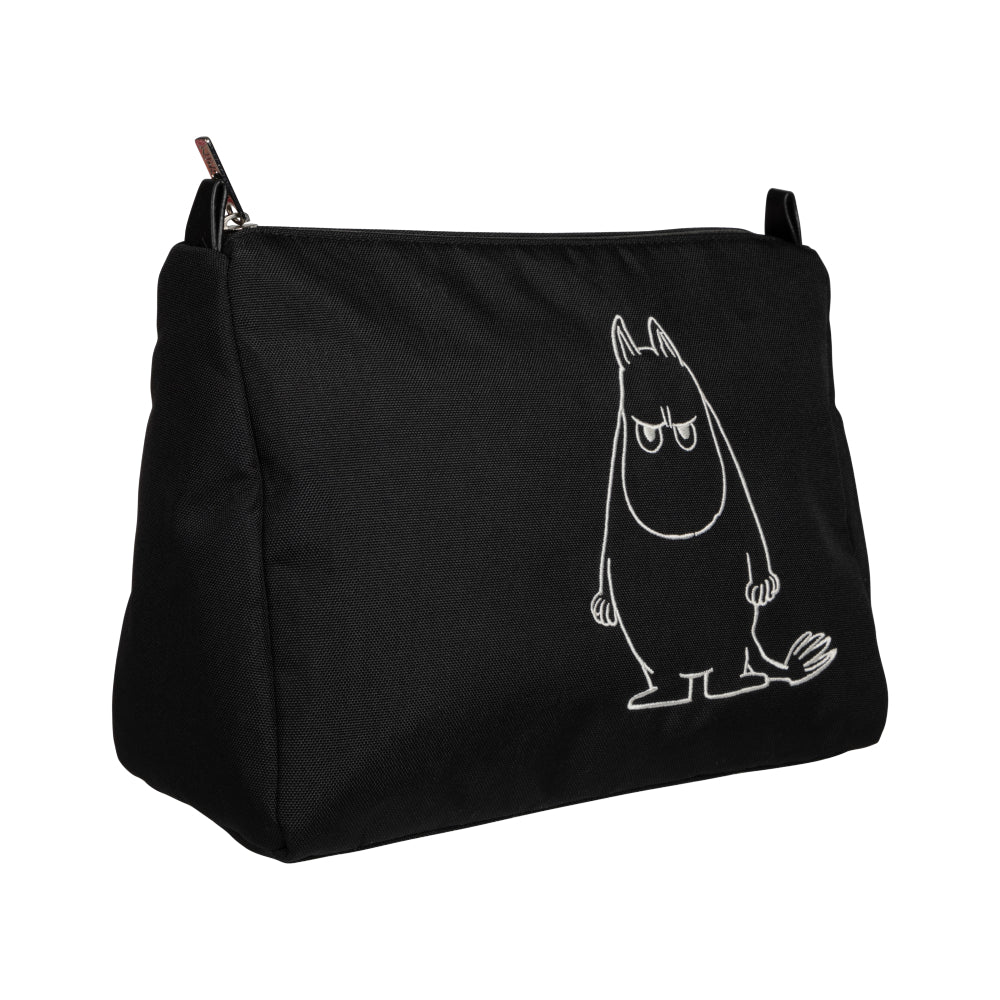 Moomintroll Angry Pouch Black - The Official Moomin Shop