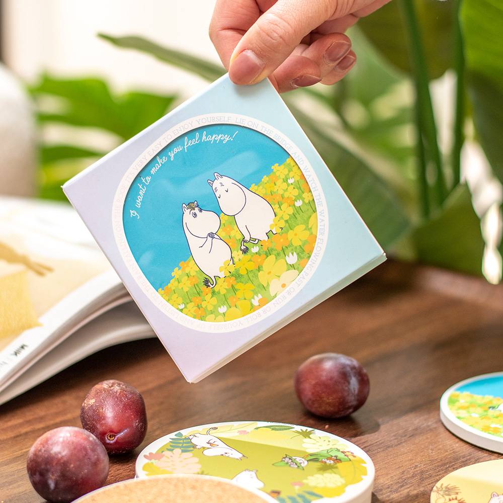 Moomin Ceramic Coaster Blue Sky - Euroeat - The Official Moomin Shop