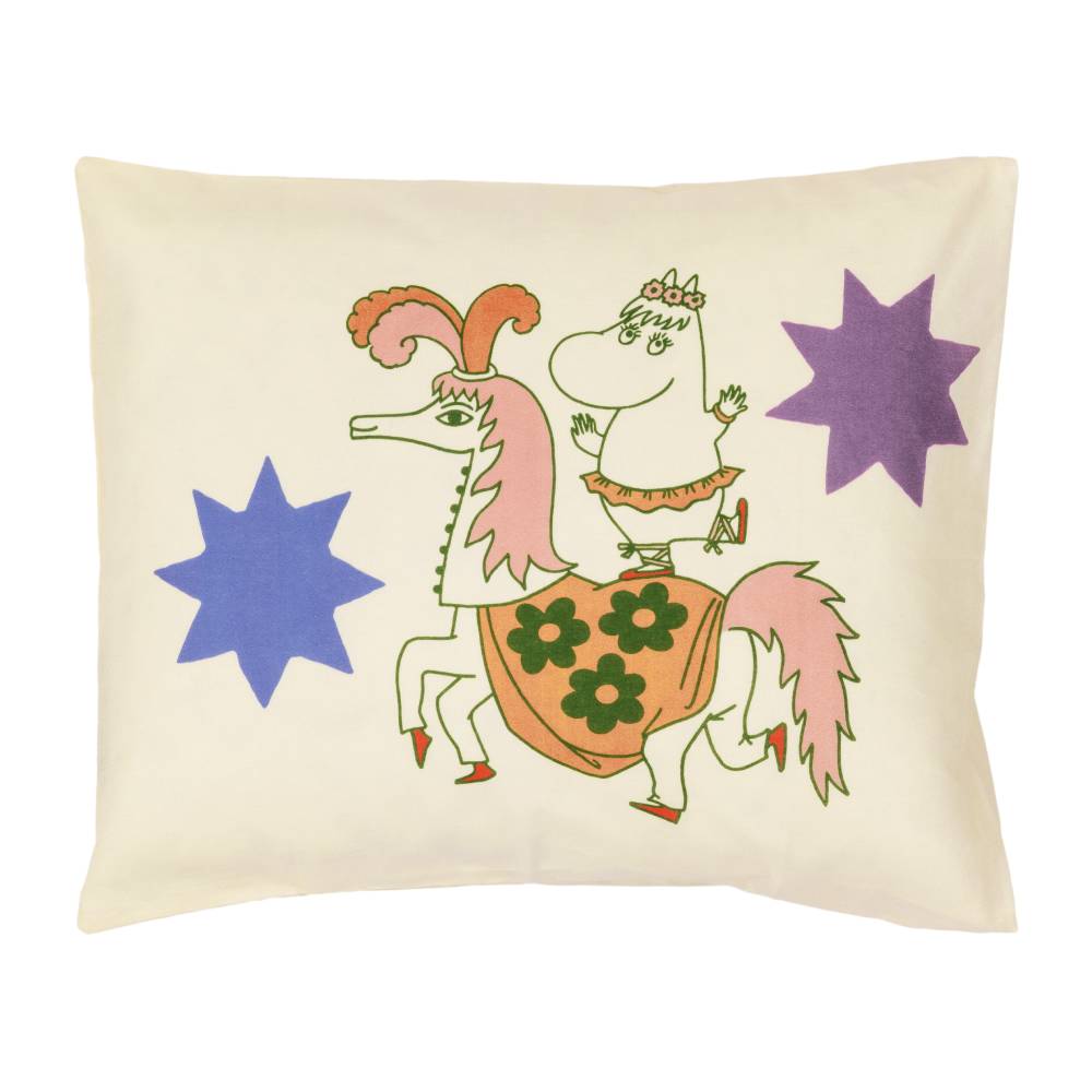 Moomin Circus Horse Pillow Case 50x60cm - Moomin Arabia - The Official Moomin Shop