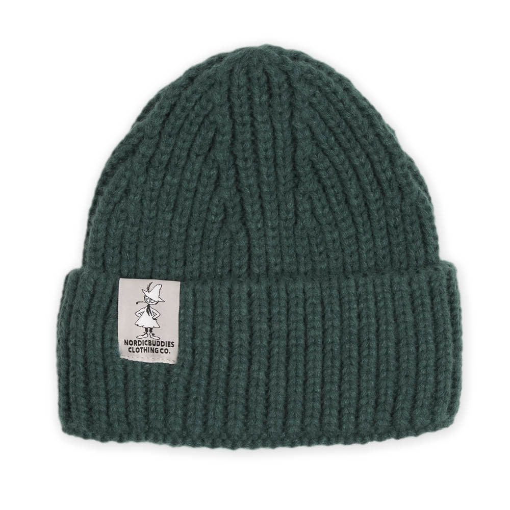 Snufkin Beanie Adults Darkgreen - The Official Moomin Shop