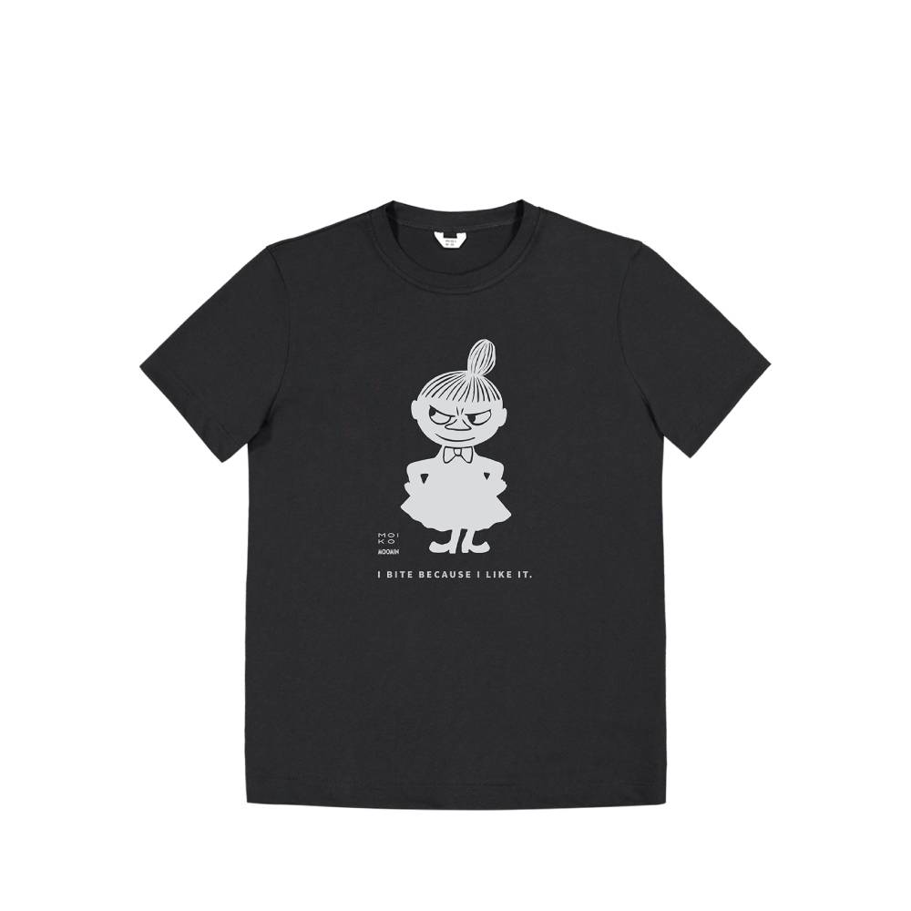 Little My Trickster T-shirt Ladies Black - Moiko - The Official Moomin Shop