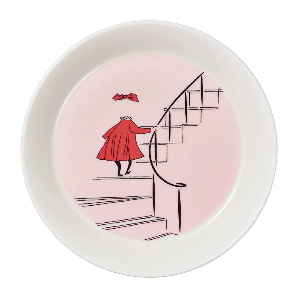 Ninny Plate 19cm Powder - The Official Moomin Shop