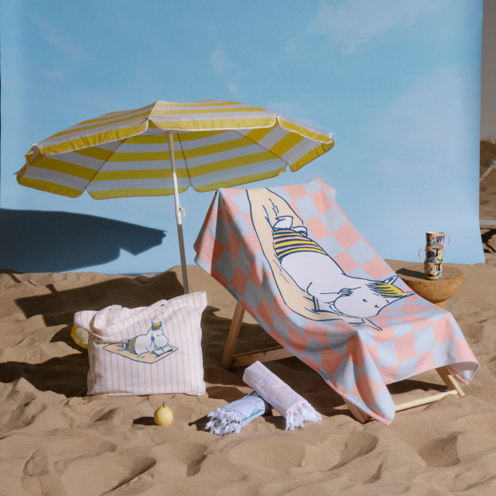 Moomin Velour Beach Towel 90x150cm - Moomin Arabia - The Official Moomin Shop