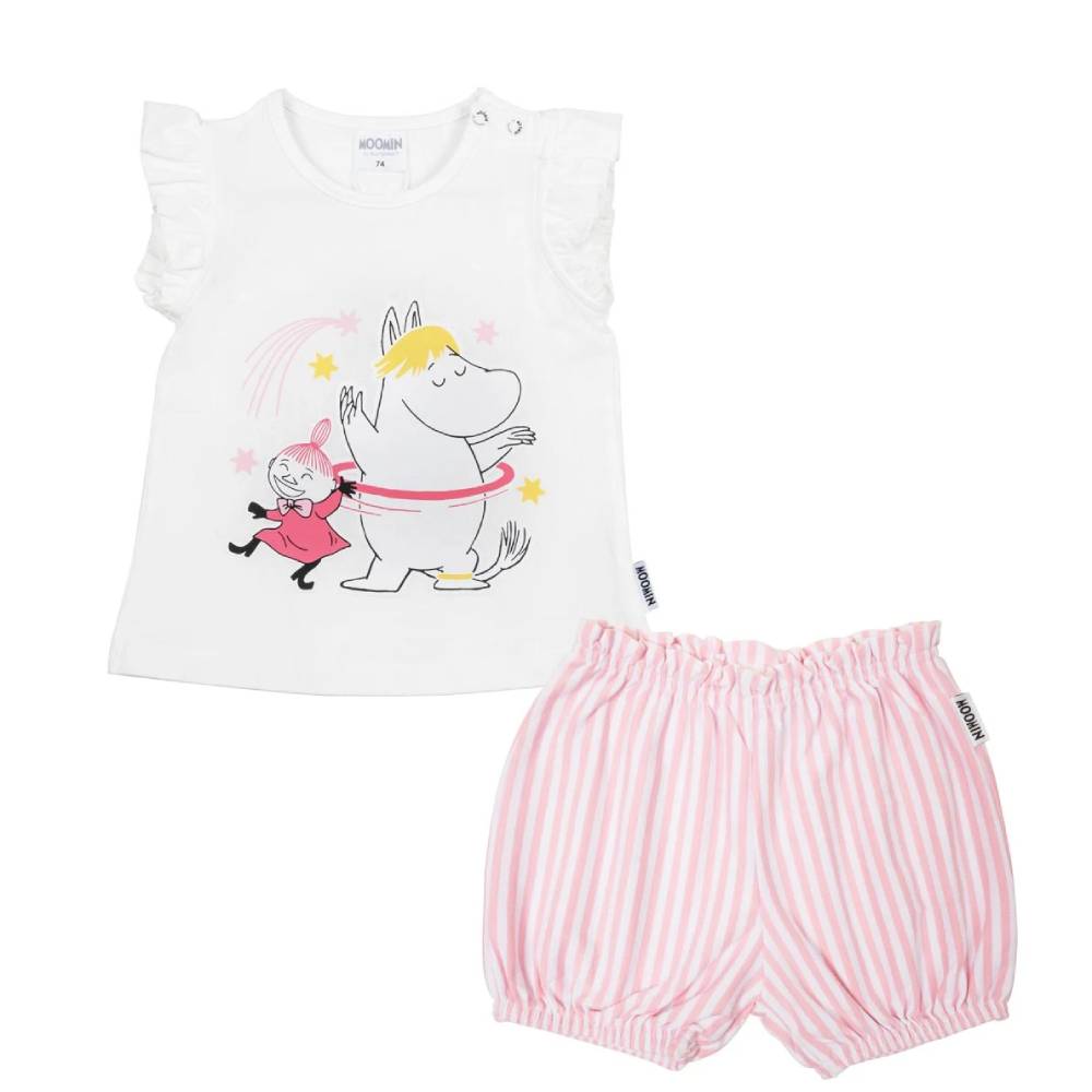 Moomin Dancers Shorts-set Pink - Martinex - The Official Moomin Shop