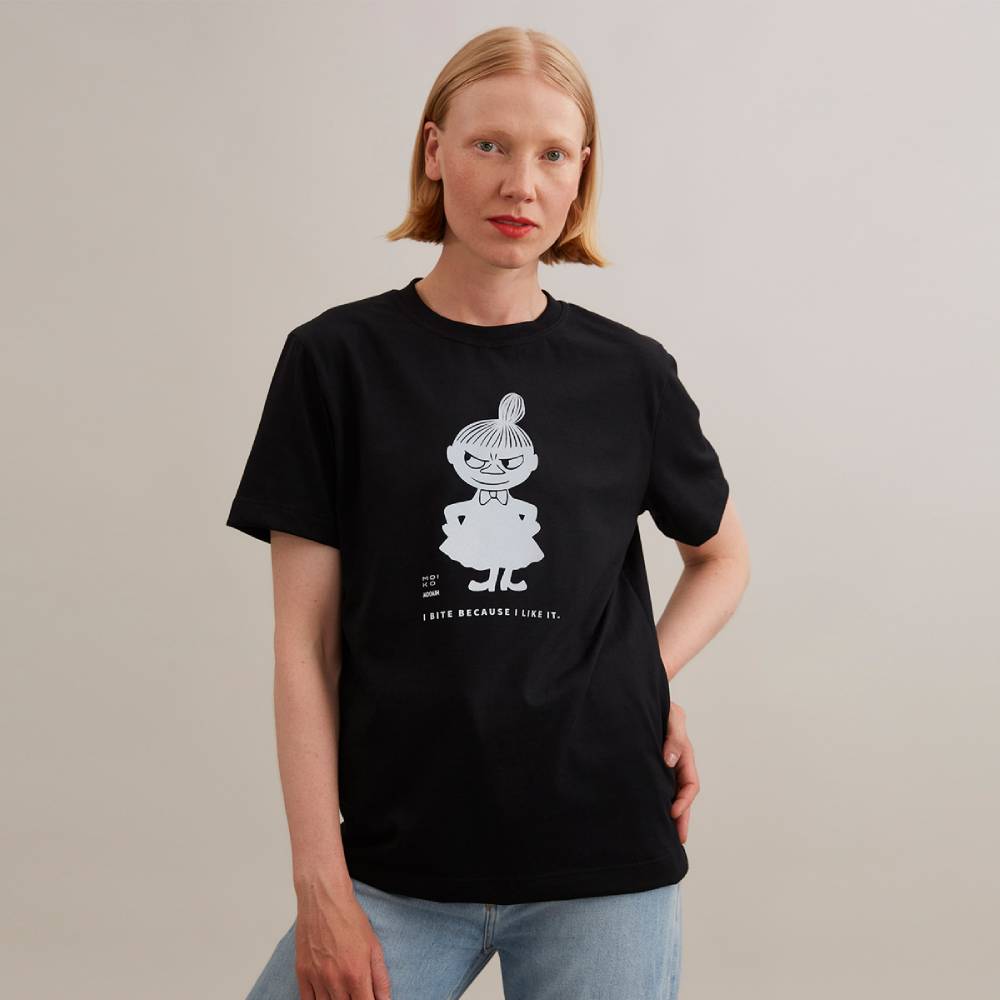 Little My Trickster T-shirt Black - Moiko - The Official Moomin Shop
