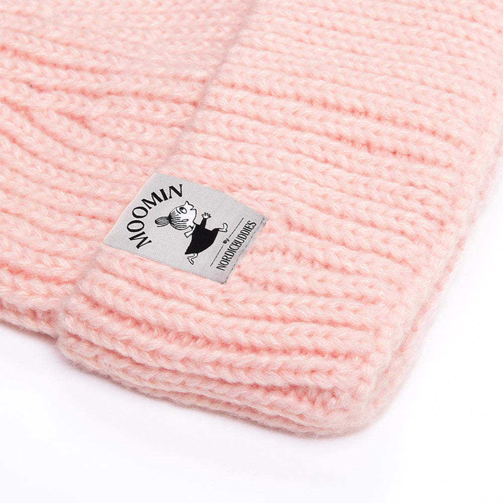 Little My Pink Thick Winter Beanie - Nordicbuddies - The Official Moomin Shop