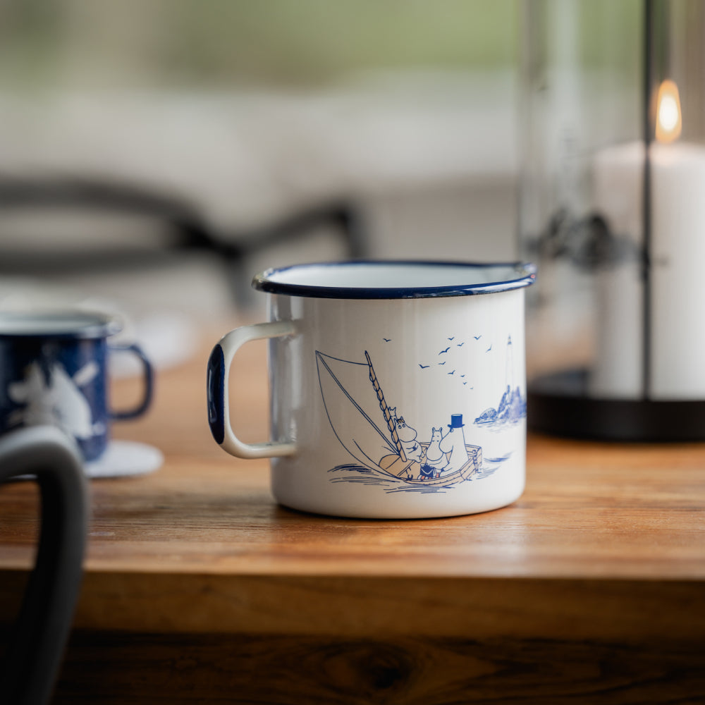 Moomin Sailors Enamel Jug 1,3L - The Official Moomin Shop