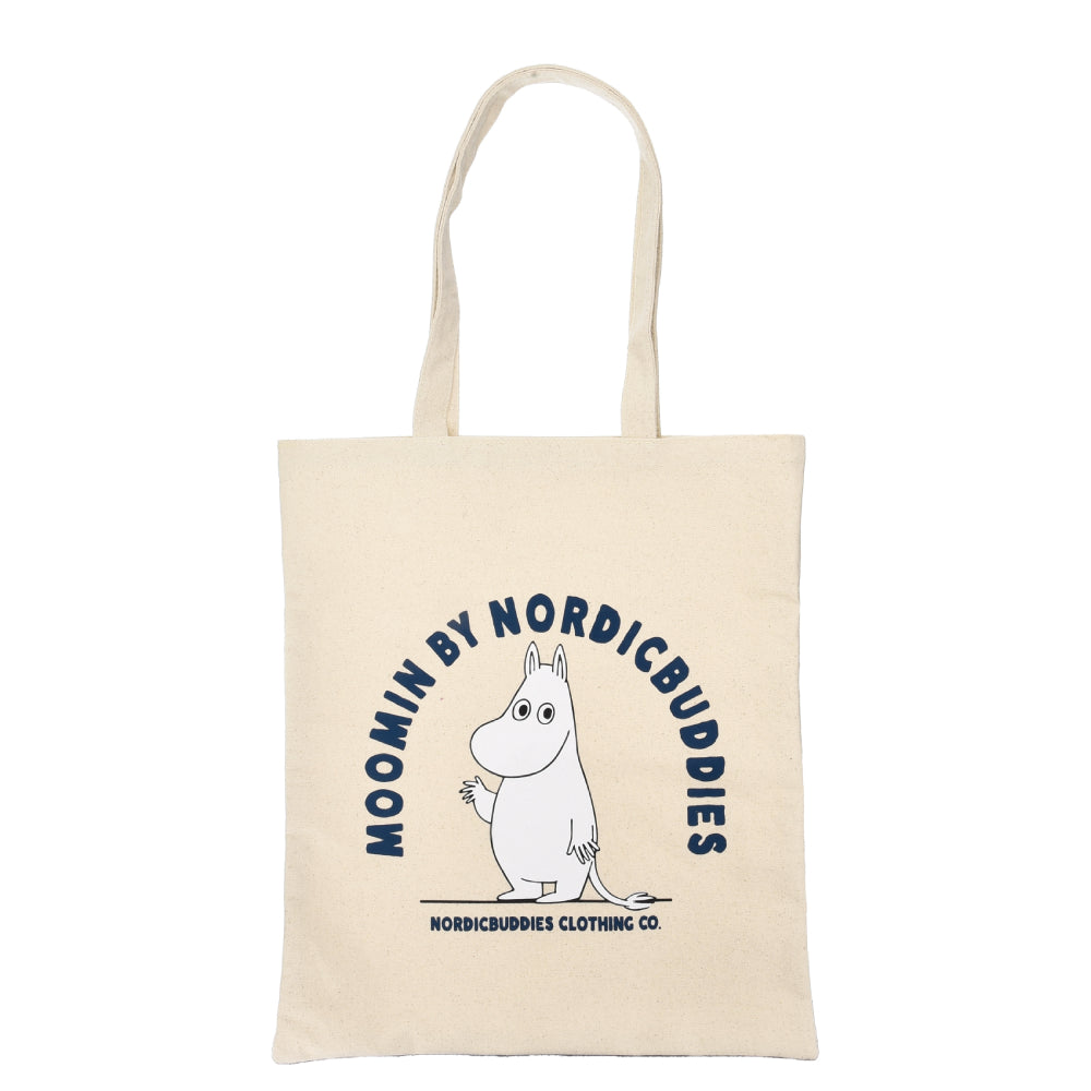 Moomintroll Tote Bag Beige - Nordicbuddies - The Official Moomin Shop