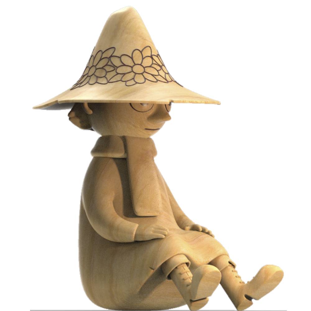Snufkin Wooden Figurine 9cm - The Official Moomin Shop