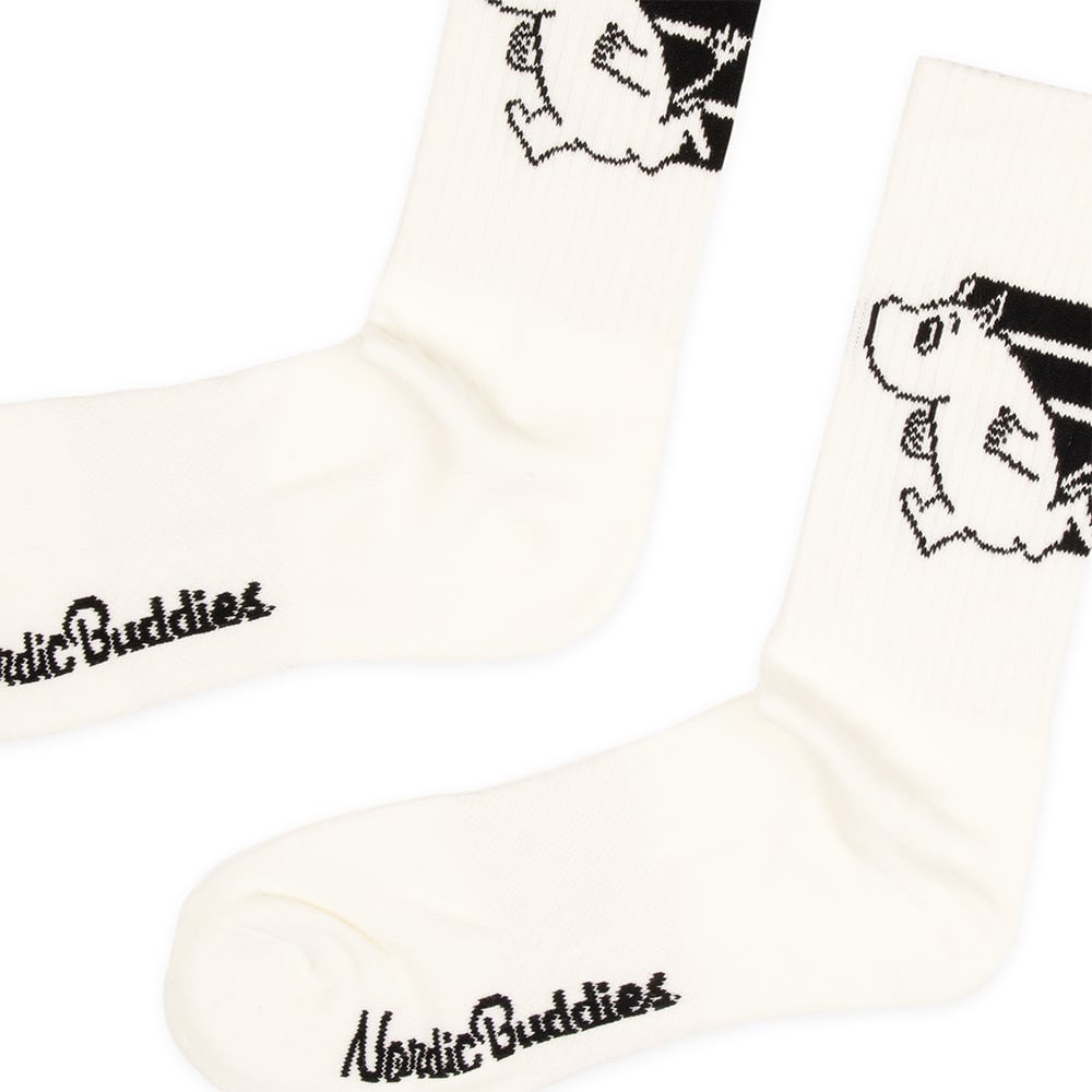 Moomintroll Running Sport Socks 40-45 White - The Official Moomin Shop