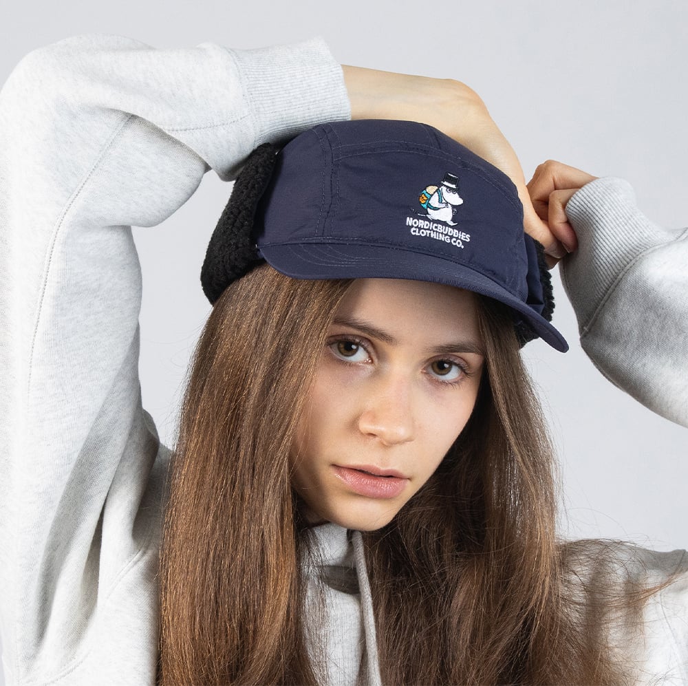 Moominpappa Nylon Cap Darkblue - Nordicbuddies - The Official Moomin Shop