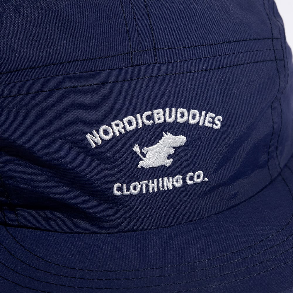 Moomintroll Classics 5-panel Nylon Cap Darkblue - Nordicbuddies - The Official Moomin Shop