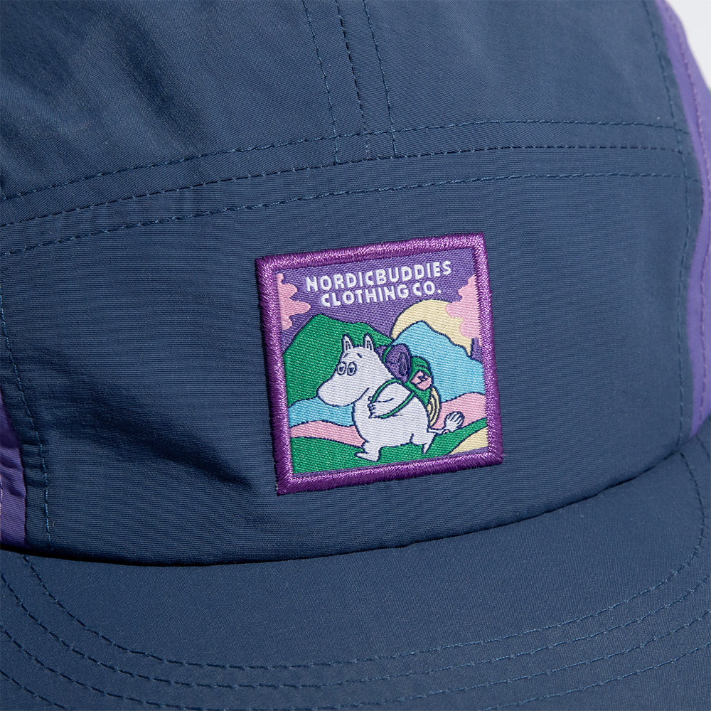 Moomintroll 5-Panel Nylon Cap Darkblue - Nordicbuddies - The Official Moomin Shop
