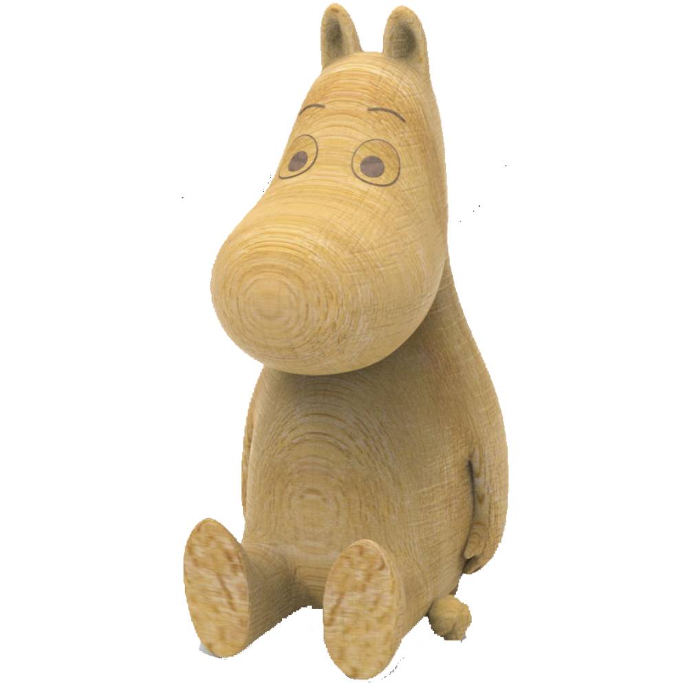 Moomintroll Wooden Figurine 10cm - The Official Moomin Shop