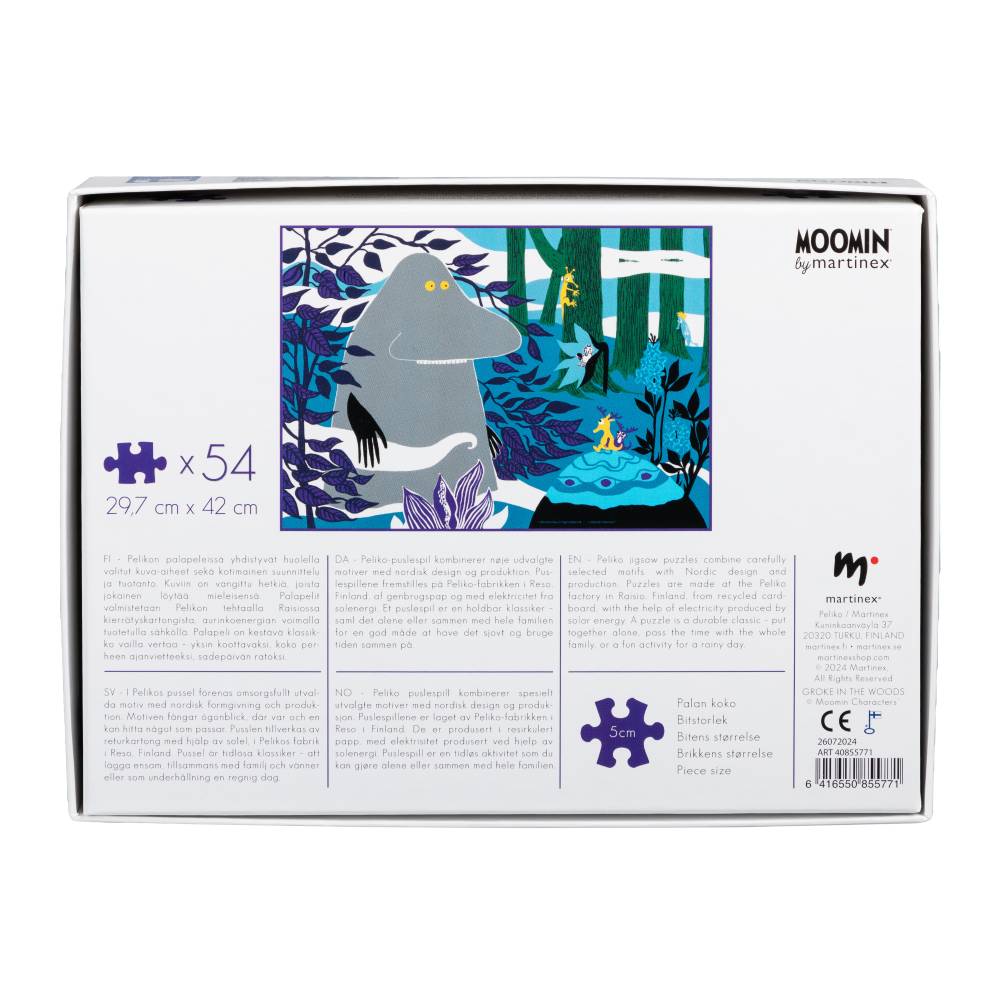The Groke In The Woods Puzzle 54pcs - The Official Moomin Shop