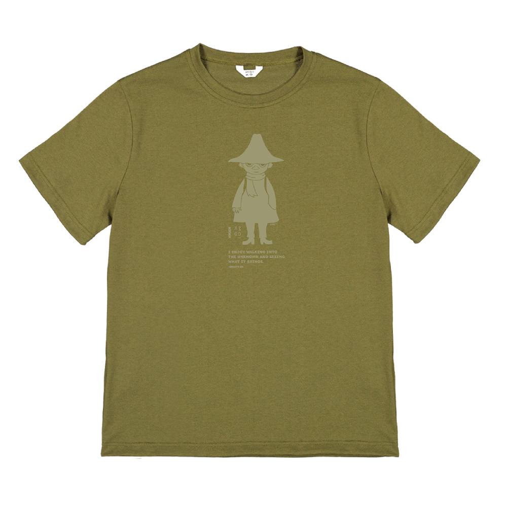 Snufkin Wanderer T-shirt Khaki - Moiko - The Official Moomin Shop