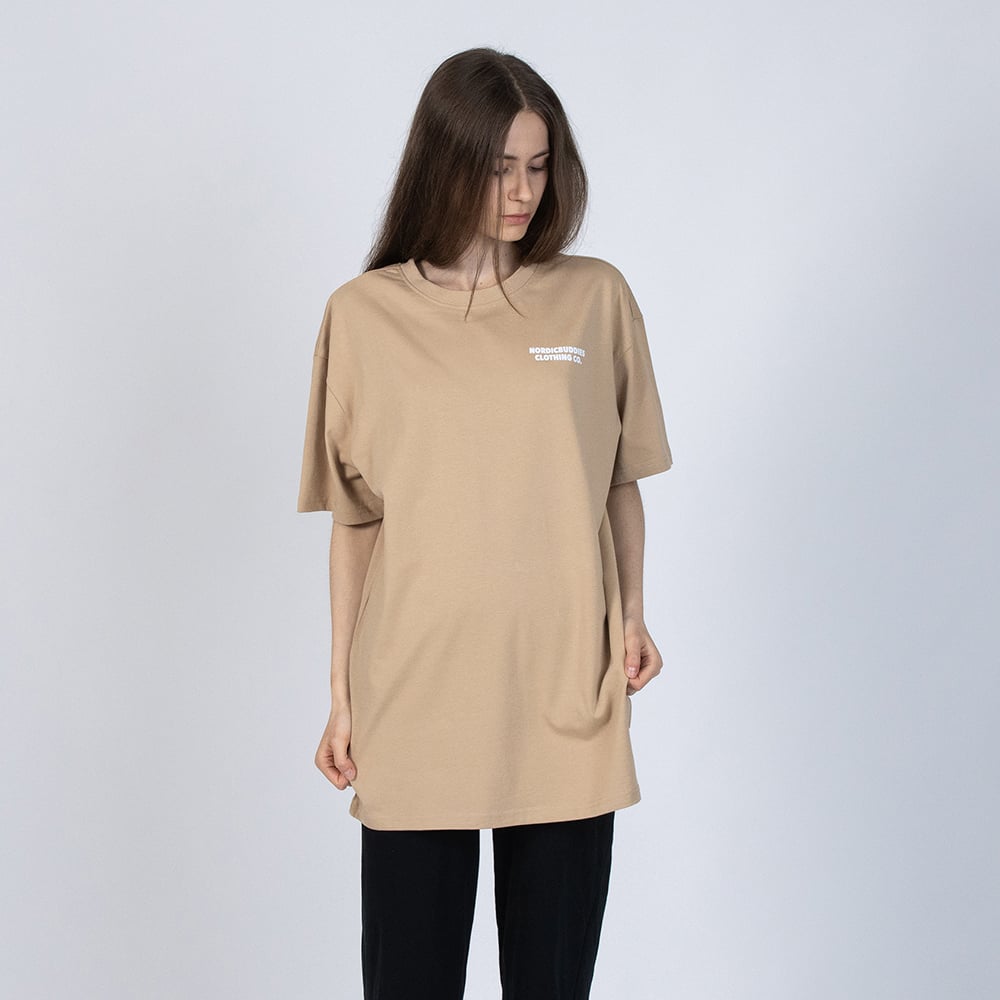 Moomintroll Angry T-shirt Beige - The Official Moomin Shop