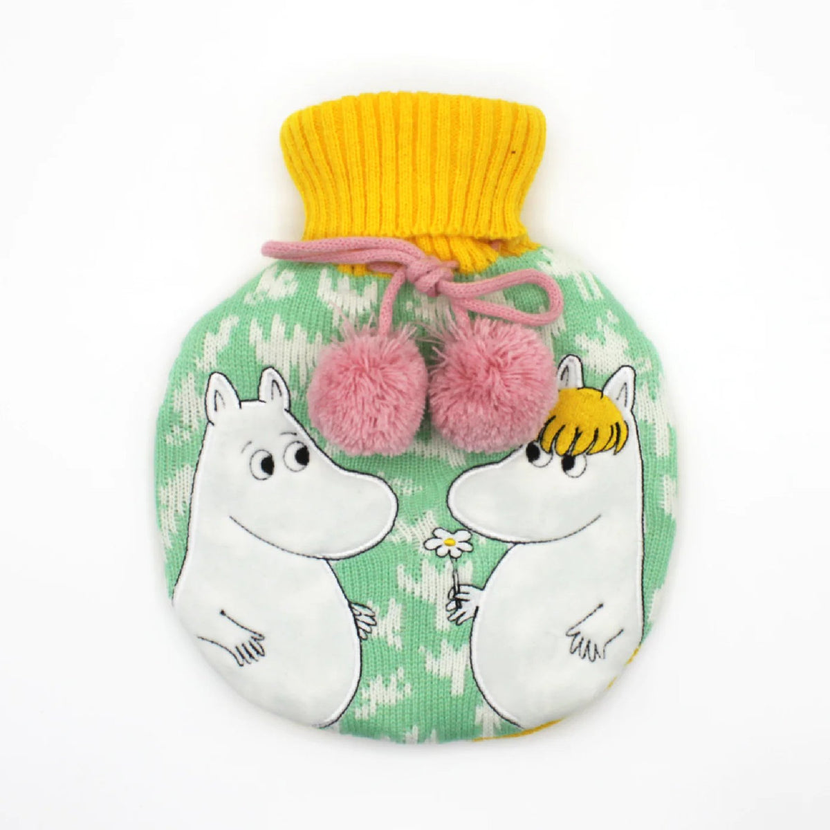 Moomintroll &amp; Snorkmaiden Flower Hot Water Bottle - House of Disaster