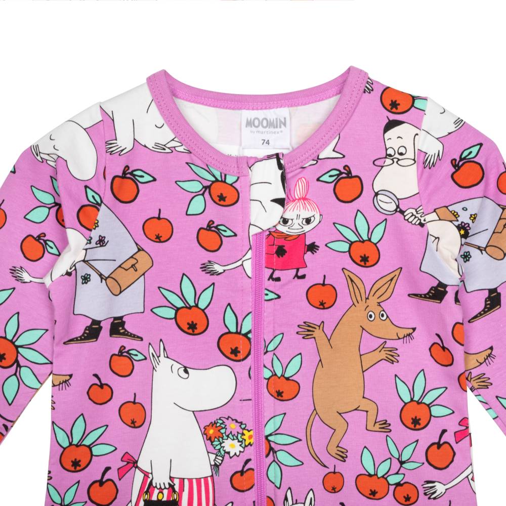 Moomin Apples Pyjamas Violet - Martinex - The Official Moomin Shop