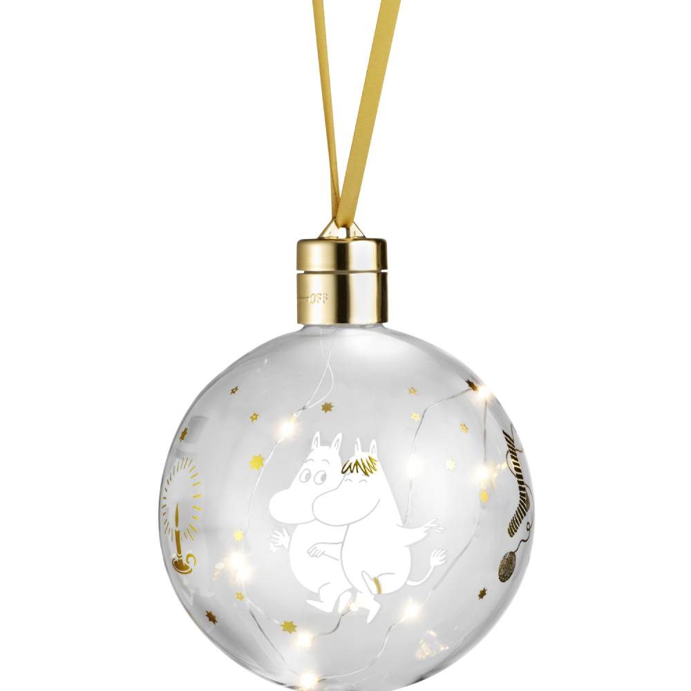 Moomin Sparkling Stars Decoration Ball & LED Lights - The Official Moomin Shop