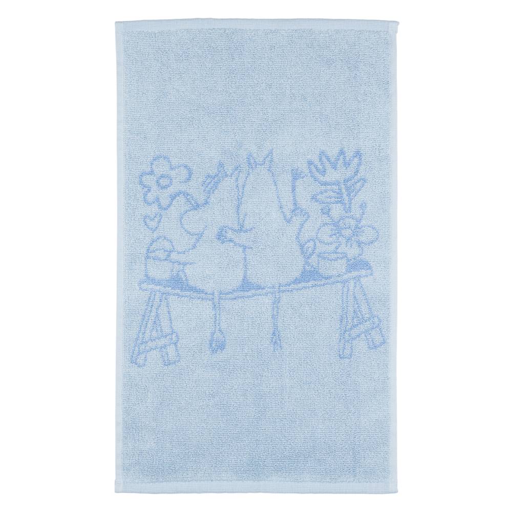 Moomin Blue Love Hand Towel 30x50cm - The Official Moomin Shop