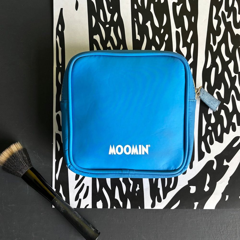 Moomin Makeup Bag Blue - House of Disaster - The Official Moomin Shop