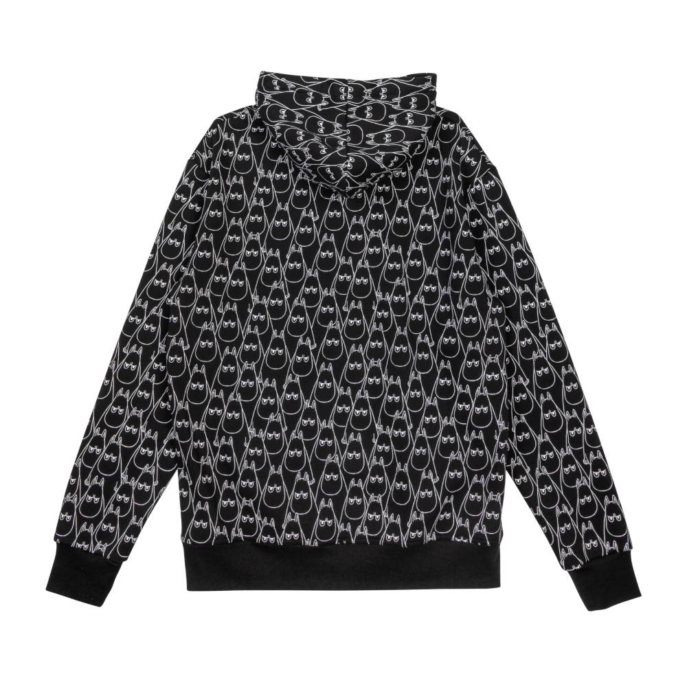 Moomintroll Angry Hoodie Black - Martinex - The Official Moomin Shop