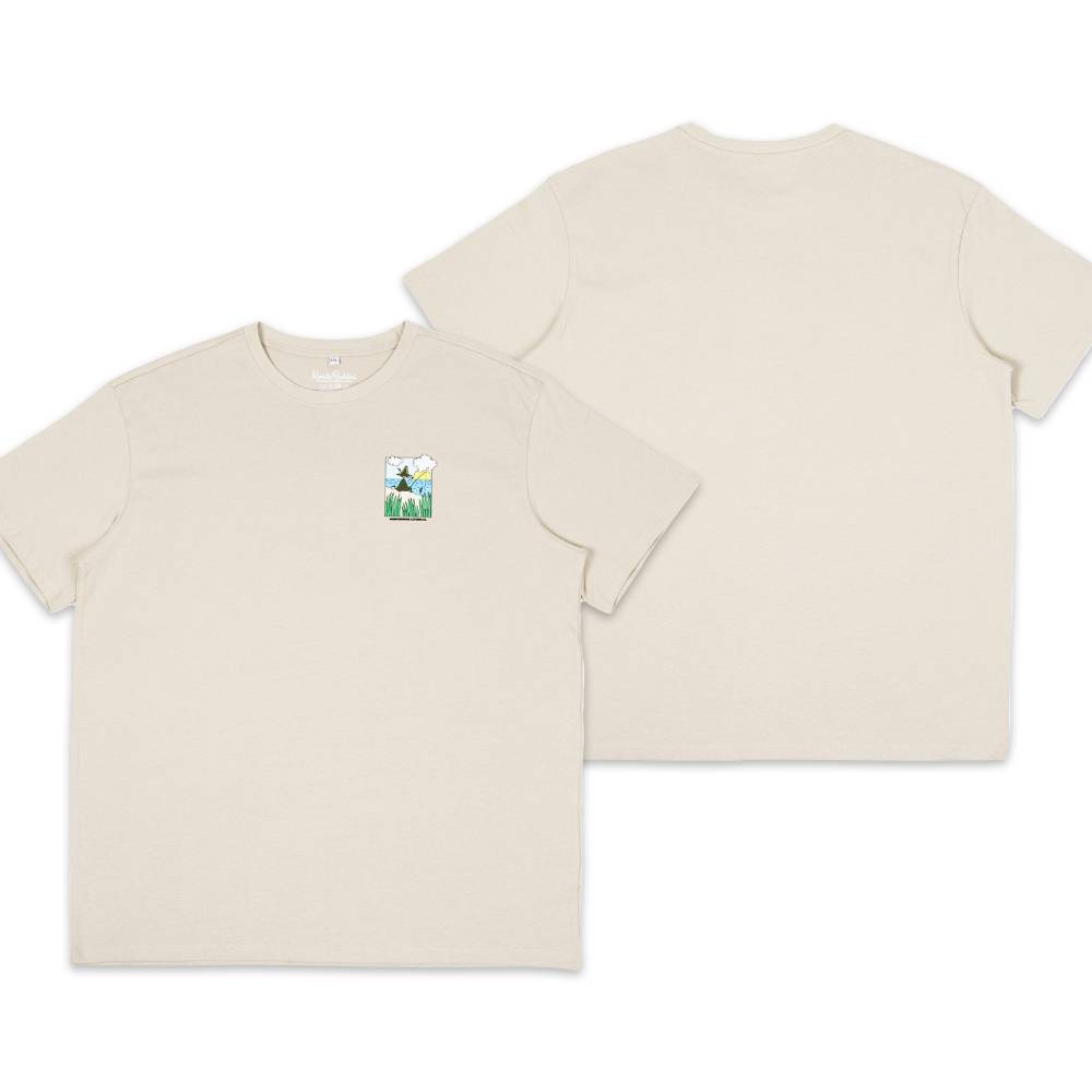 Snufkin T-shirt Unisex Beige - Nordicbuddies - The Official Moomin Shop