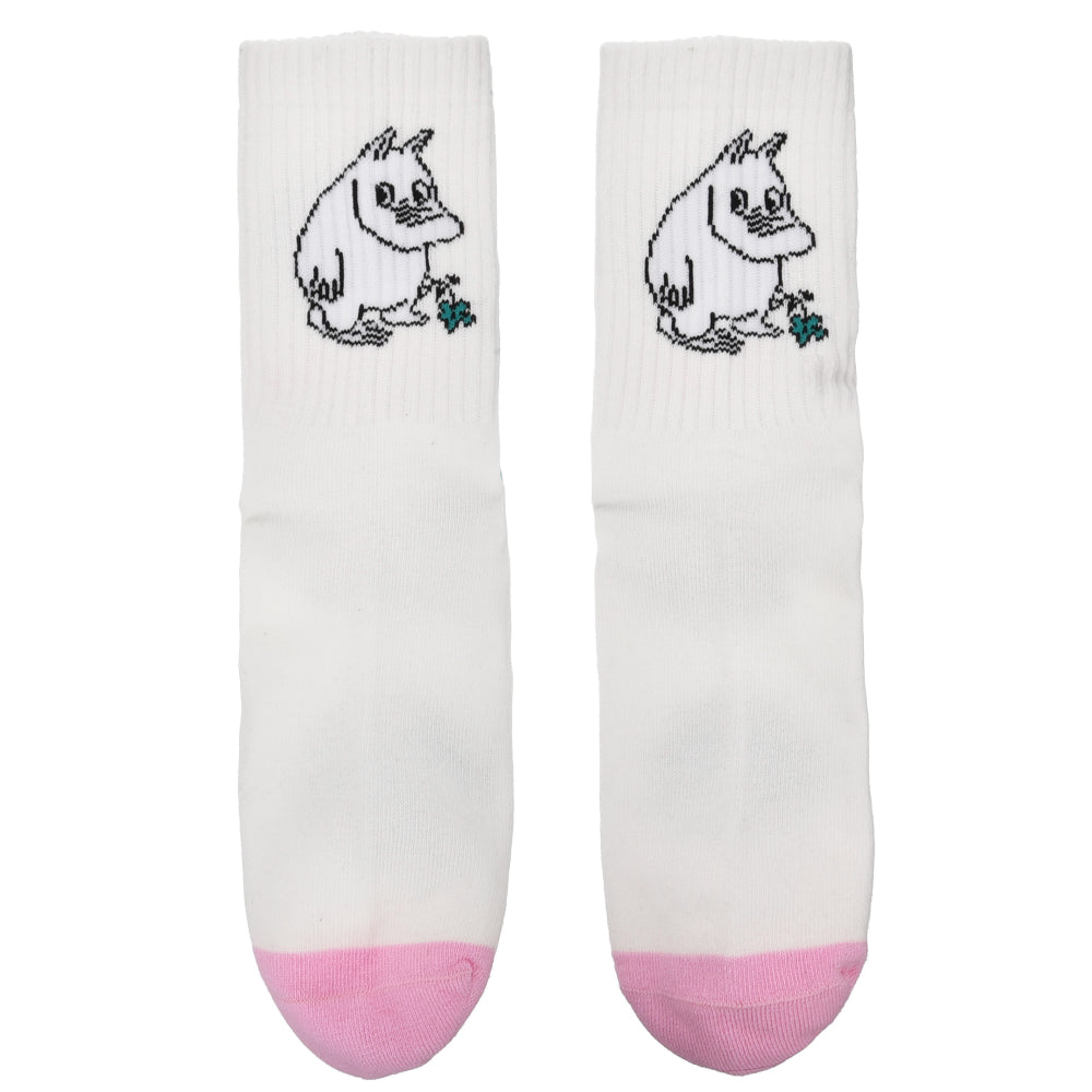 Moomintroll Ladies Retro Socks White - Nordicbuddies - The Official Moomin Shop