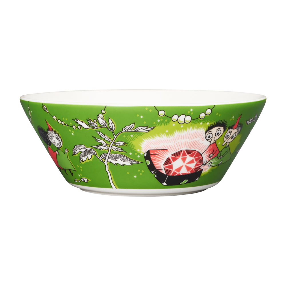 Thingumy & Bob King's Ruby Bowl 15cm Green - The Official Moomin Shop