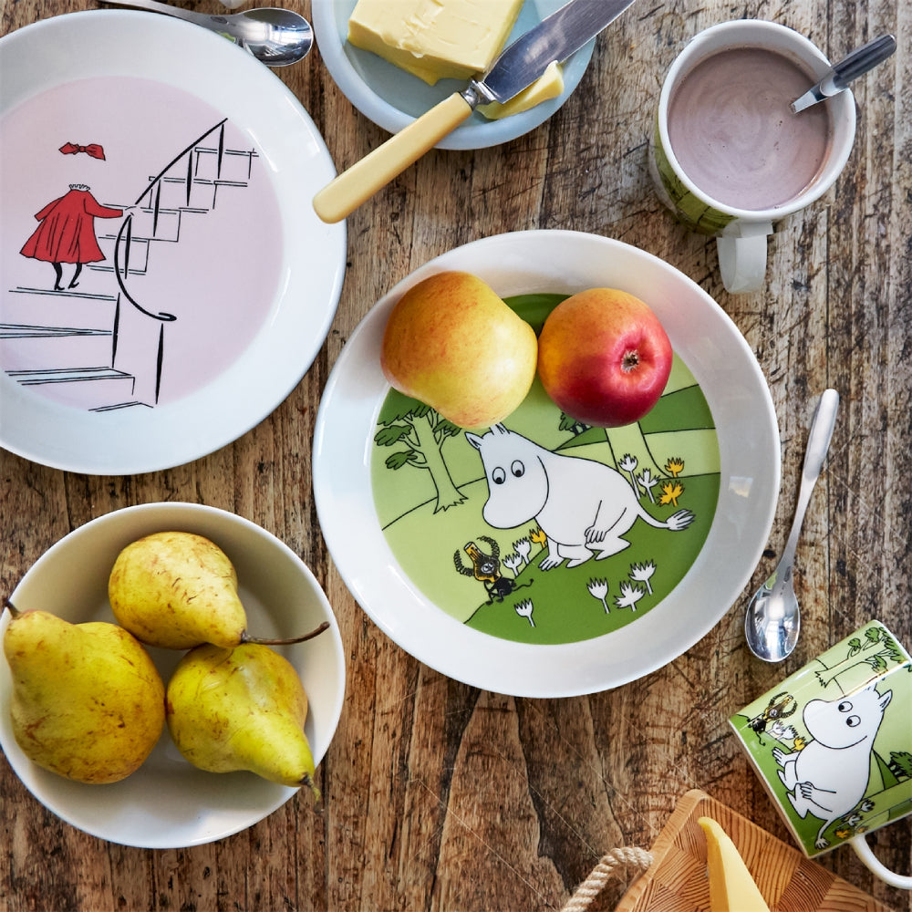 Ninny Plate 19cm Powder - The Official Moomin Shop